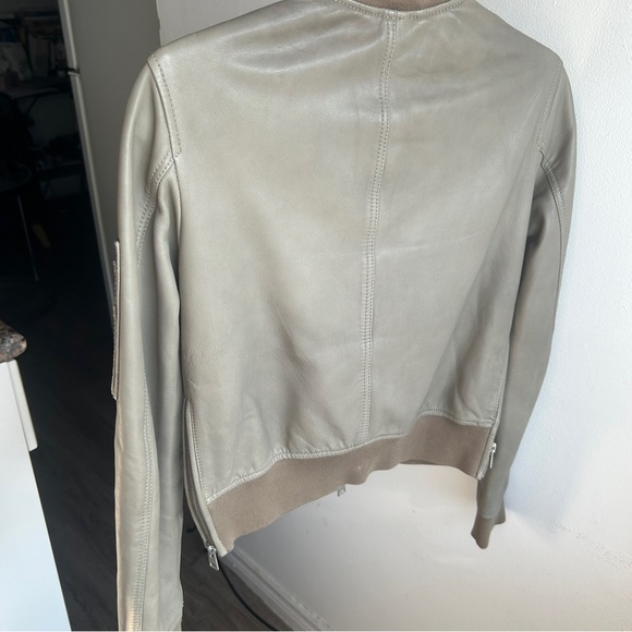 All Saints Avalon Leather Bomber Jacket - Picture 5 of 7